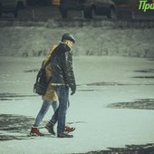 Ночным снегопадом попрощалась осень с Приморьем
