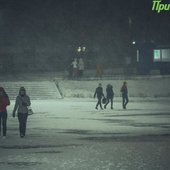 Ночным снегопадом попрощалась осень с Приморьем