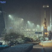 Ночным снегопадом попрощалась осень с Приморьем