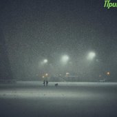 Ночным снегопадом попрощалась осень с Приморьем