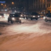 Ночным снегопадом попрощалась осень с Приморьем