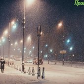 Ночным снегопадом попрощалась осень с Приморьем