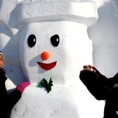 В Китае поселилось более 2 000 снеговиков