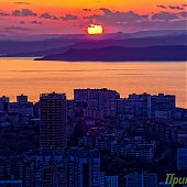 Рассвет и закат во Владивостоке