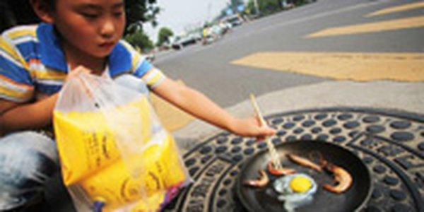 В Китае продолжается аномальная жара