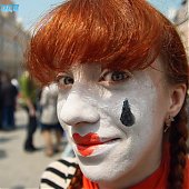 Франция во Владивостоке: Мимы на улицах города (ФОТО)