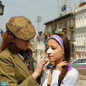 Франция во Владивостоке: Мимы на улицах города (ФОТО)