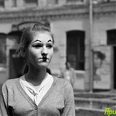 Франция во Владивостоке: Мимы на улицах города (ФОТО)