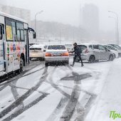 В пятницу во Владивостоке выпала половина декадной нормы снега
