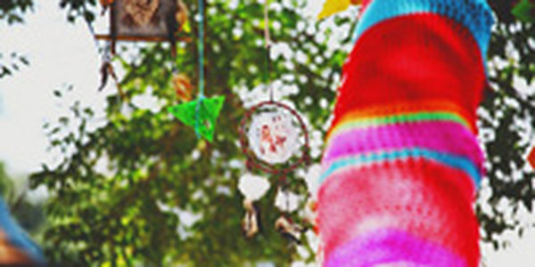 Вязаный стрит-арт во Владивостоке