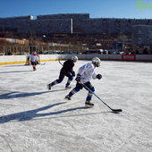 Финал турнира по дворовому хоккею