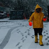 Снежный шторм парализовал северо-восток США