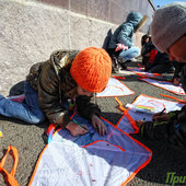 Воздушные змеи в небе Владивостока