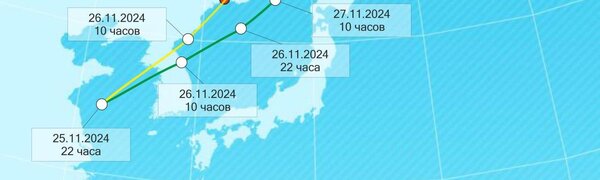 26 – 27 ноября Приморье будет под воздействием глубокого циклона