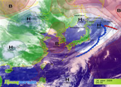 К Приморью приближается очередной циклон
