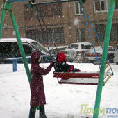 Наконец-то! Зима в городе! 