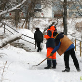 Снег снова сделал город белым! 
