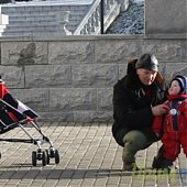 Внезапный утренний снег украсил город