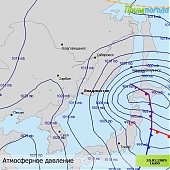 Подробная карта циклона