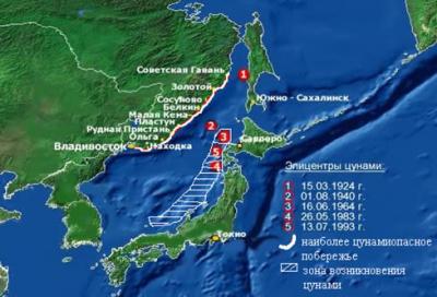 Вчера в Приморье произошло землетрясение
