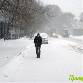 Столицу Приморья накрыл снежный циклон (ФОТО)