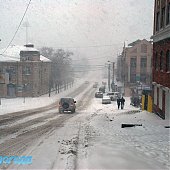 Столицу Приморья накрыл снежный циклон (ФОТО)