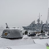 Две декадные нормы снега выпали во Владивостоке 8 февраля