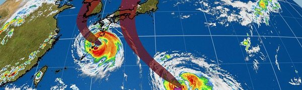 Синоптики уточнили прогноз по надвигающимся на Приморье тайфунам