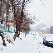 В воскресенье Приморье накрыл последний зимний снегопад