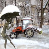 В Москве прошёл рекордный снегопад