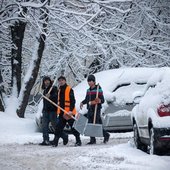 В Москве прошёл рекордный снегопад