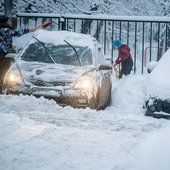 В Москве прошёл рекордный снегопад