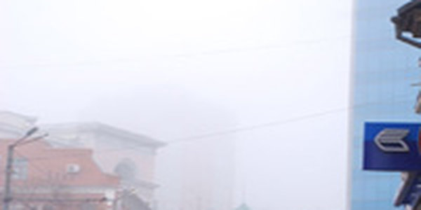 Владивосток окутал туман