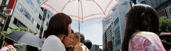 Из-за сильнейшей жары в Японии госпитализированы 268 человек