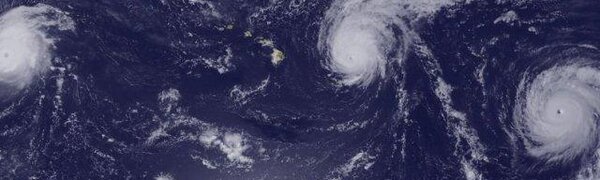 Две тропические депрессии кружат в Тихом океане