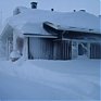 В финской деревне выпало рекордное количество снега