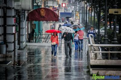 Сегодня в Приморье продолжат греметь грозы