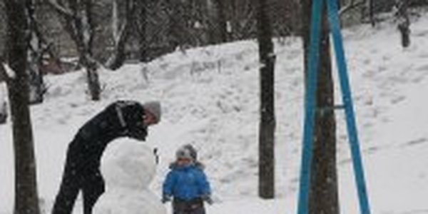 Город в снежной весне (ФОТО)