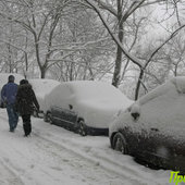 Город в снежной весне (ФОТО)