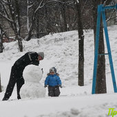 Город в снежной весне (ФОТО)