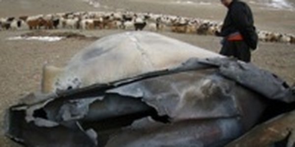 В Монголии произошло падение неопознанных объектов