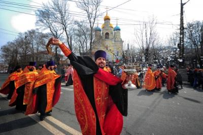 На время пасхального шествия во Владивостоке будет ограничено движение