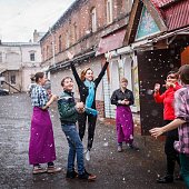В минувшую субботу во Владивостоке прошел небольшой снег