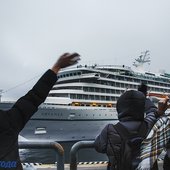 Первый в этом году круизный лайнер прибыл во Владивосток