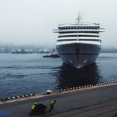 Первый в этом году круизный лайнер прибыл во Владивосток
