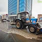 Во Владивостоке весна началась снегопадом