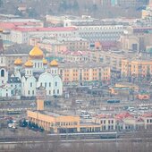 Смог от лесных пожаров в Забайкалье и Чите