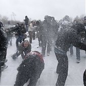 Циклон «Дэйзи» повлек за собой снежный флешмоб в Берлине (ФОТО)