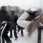 Циклон «Дэйзи» повлек за собой снежный флешмоб в Берлине (ФОТО)