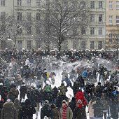 Циклон «Дэйзи» повлек за собой снежный флешмоб в Берлине (ФОТО)